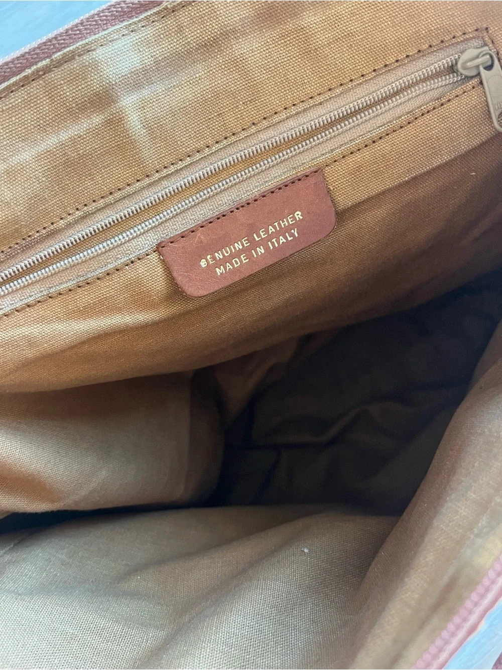 *PROJECT” Leather Messenger Bag in Cognac Brown - Classic Men’s Crossbody